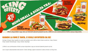 Offerte di Ristoranti a Silea | King offerta in Burger King | 19/9/2023 - 3/10/2023