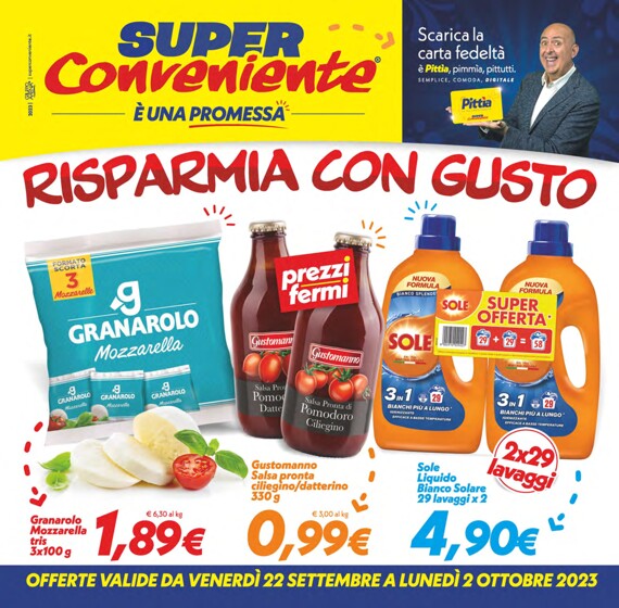Volantino Iper Super Conveniente | Risparmia con gusto | 22/9/2023 - 2/10/2023