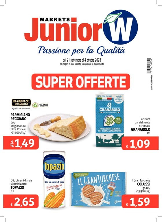 Volantino Junior W | Super offerte | 21/9/2023 - 4/10/2023