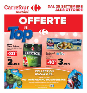 Volantino Carrefour Market | Offerte al Top | 25/9/2023 - 8/10/2023