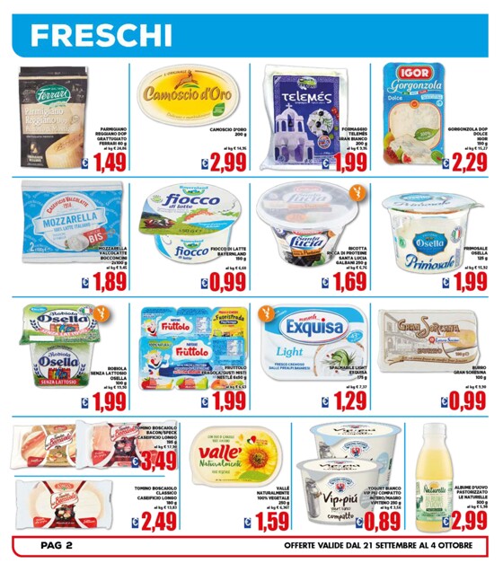 Volantino Vivo Supermercati | Offerte dal 21 settembre al 4 ottobre | 22/9/2023 - 4/10/2023