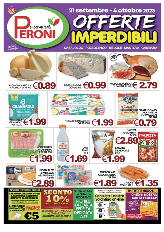 Volantino Supermercati Peroni | Offerte imperdibili! | 22/9/2023 - 4/10/2023