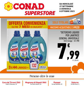 Volantino Conad Superstore | Le extra offerte  | 27/9/2023 - 8/10/2023