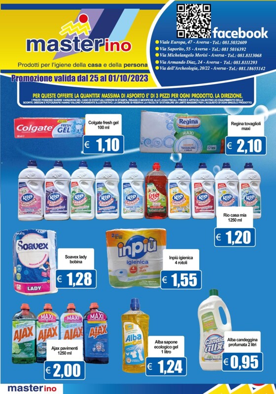 Volantino Masterino a Napoli | Promozioni valide dal 25 al 01/10 2023! | 25/9/2023 - 1/10/2023