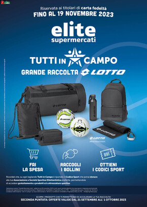 Volantino Elite a Ostia | Offerte valide dal 21 settembre al 1 ottobre 2023 | 25/9/2023 - 1/10/2023