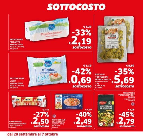 Volantino Economy | SottoCosto | 28/9/2023 - 7/10/2023