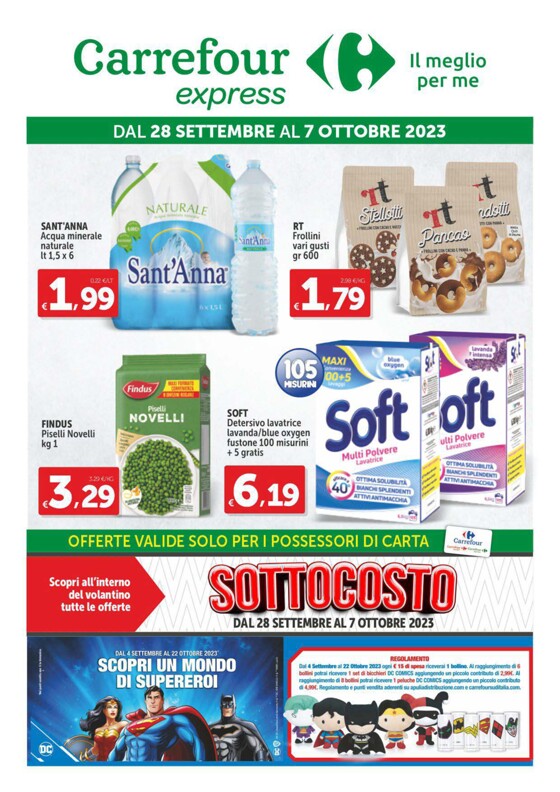 Volantino Carrefour Express a Taranto | Dal 28 settembre al 7 ottobre 2023 | 28/9/2023 - 7/10/2023