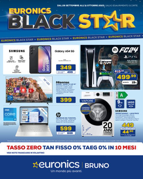 Offerte di Elettronica a Catania | Black star in Euronics | 28/9/2023 - 11/10/2023