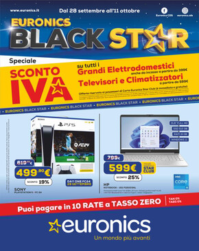 Offerte di Elettronica a Perugia | Black Star in Euronics | 28/9/2023 - 11/10/2023