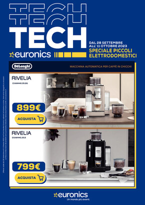 Offerte di Elettronica a Messina | Tech Speciale Piccoli Elettrodomestici in Euronics | 28/9/2023 - 11/10/2023