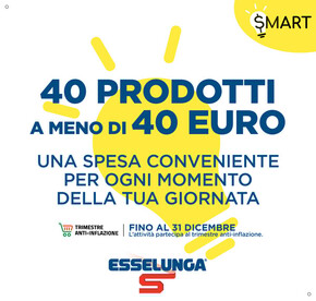Volantino Esselunga a Verona | 40 Prodotti a meno di 40 euro | 16/10/2023 - 31/12/2023