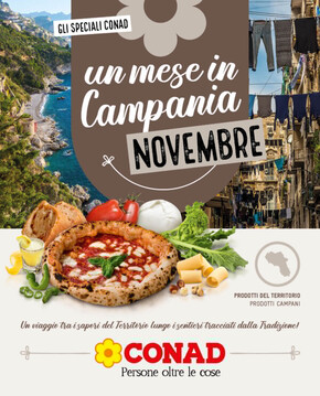 Volantino Conad Superstore a Santa Maria a Vico | Un mese in Campania  | 1/11/2023 - 30/11/2023