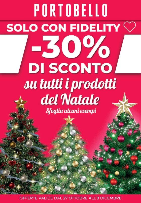 Volantino Portobello a Roma | Speciale Natale! | 31/10/2023 - 8/12/2023