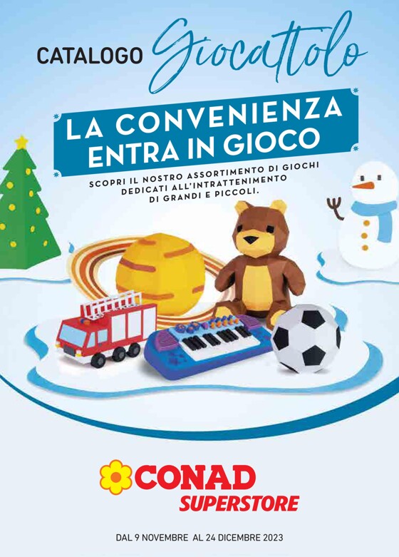 Volantino Conad Superstore a Peschiera del Garda | Catalogo giocattolo | 9/11/2023 - 24/12/2023