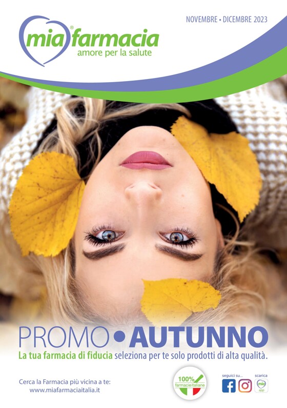 Volantino Mia Farmacia a Reggio Emilia | Promo Autunno | 3/11/2023 - 31/12/2023