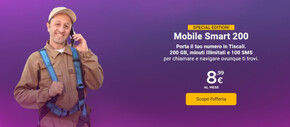 Offerte di Servizi a Caserta | Mobile Smart 200 in Tiscali Casa | 3/11/2023 - 30/11/2023