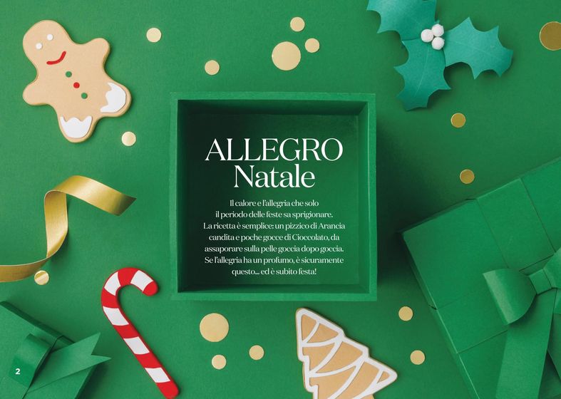 Volantino Bottega verde a Catania | Buon natale! | 14/11/2023 - 31/12/2023