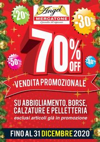 Volantino Angel Mercatone a Bologna | -70% off | 15/11/2023 - 31/12/2023
