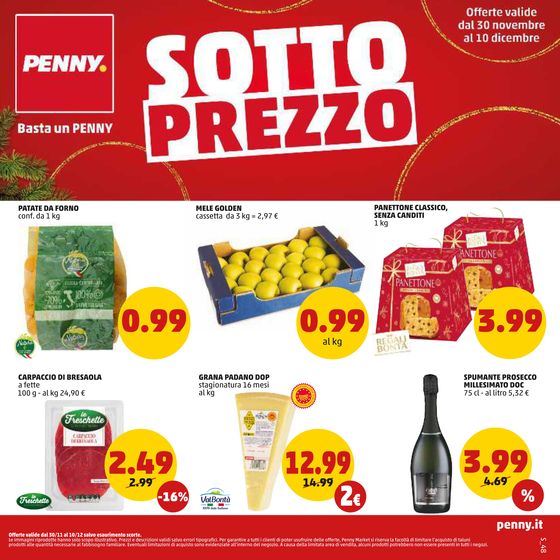 Volantino PENNY a Palermo | Sotto prezzo | 30/11/2023 - 10/12/2023