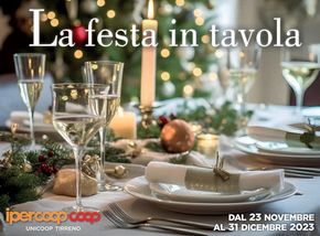 Volantino Ipercoop a Viterbo | La festa in tavola  | 23/11/2023 - 31/12/2023