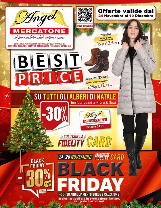 Volantino Angel Mercatone a Bologna | Best price | 24/11/2023 - 10/12/2023