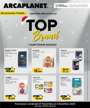 Volantino Arcaplanet a Marsala | Top Brand | 27/11/2023 - 3/12/2023