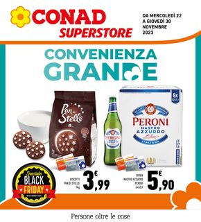 Volantino Conad Superstore a Santa Maria a Vico | Convenienza grande  | 23/11/2023 - 30/11/2023