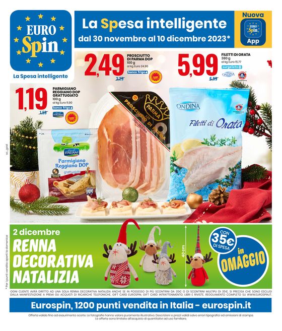 Volantino Eurospin a Catania | La spesa intelligente | 30/11/2023 - 10/12/2023