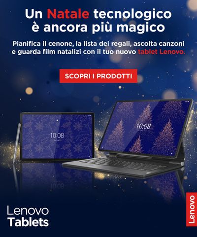Offerte di Elettronica a Padova | XMAS in Lenovo | 28/11/2023 - 24/12/2023
