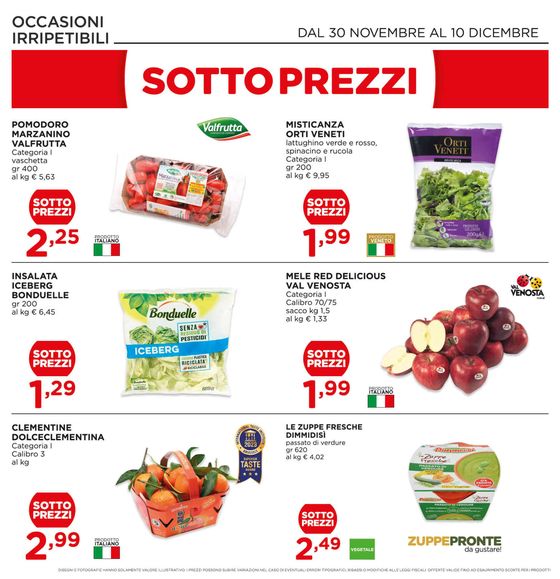 Volantino Alì e Alìper a Vicenza | SOTTOPREZZI | 30/11/2023 - 10/12/2023