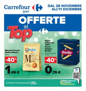 Volantino Carrefour Ipermercati a Roma | Offerte al top | 28/11/2023 - 11/12/2023