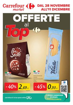 Volantino Carrefour Market a Milano | Offerte al top | 28/11/2023 - 11/12/2023