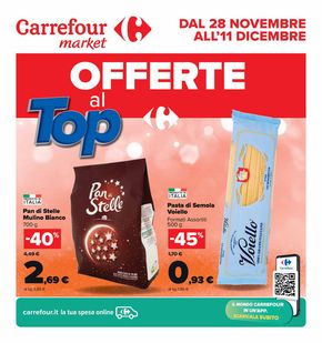 Volantino Carrefour Market | Offerte al top | 28/11/2023 - 11/12/2023