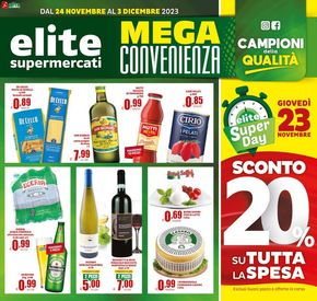Volantino Elite a Fiumicino | Mega Convenienza | 27/11/2023 - 3/12/2023