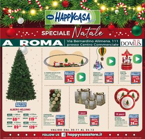 Offerte di Cura casa e corpo a Roma | Nuova Apertura a Roma - Speciale Natale in Happy Casa Store | 30/11/2023 - 24/12/2023