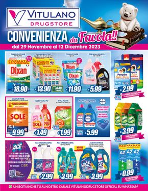 Volantino Vitulano Drugstore a Vasto | Convenienza da Favola!! | 29/11/2023 - 12/12/2023