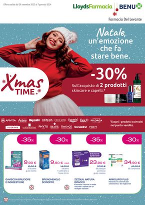 Volantino Lloyds Farmacia a Imola | Natale, un'emozione che fa stare bene. | 29/11/2023 - 7/1/2024