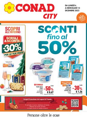 Volantino Conad City a Savona | Sconti fino al 50% | 4/12/2023 - 13/12/2023