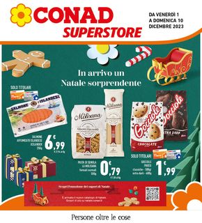 Volantino Conad Superstore | In arrivo un Natale sorprendente  | 1/12/2023 - 10/12/2023