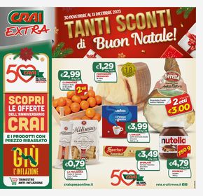 Volantino Crai a Riano | Tanti sconti di Buon Natale! | 30/11/2023 - 13/12/2023