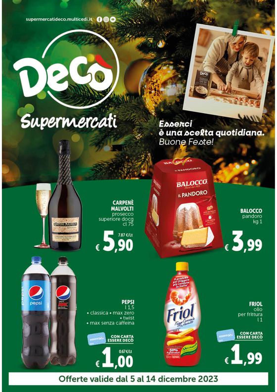 Volantino Decò | Buone Feste ! | 5/12/2023 - 14/12/2023