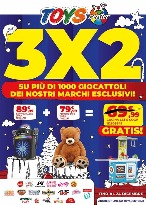 Volantino Toys Center a Torino | 3x2 PRIVATE LABEL | 30/11/2023 - 24/12/2023