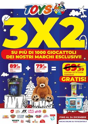 Offerte di Infanzia e giochi a Roma | 3x2 PRIVATE LABEL in Toys Center | 30/11/2023 - 24/12/2023