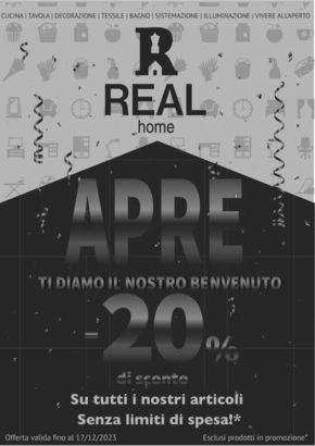 Offerte di Cura casa e corpo a Pogliano Milanese | Anniversario in Real Fashion & Home | 6/5/2024 - 30/5/2024