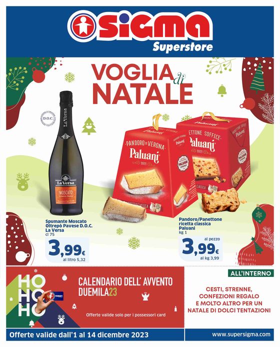 Volantino Sigma a Torino | Voglia di Natale | 1/12/2023 - 14/12/2023