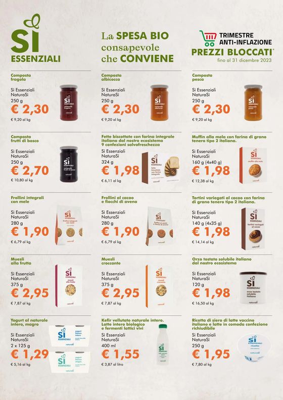 Volantino NaturaSì a Taranto | Offerte dicembre 2023 | 1/12/2023 - 31/12/2023