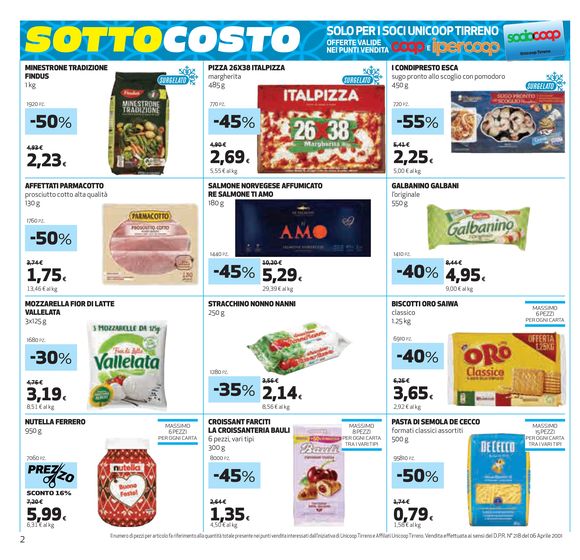 Volantino Coop | Sottocosto | 4/12/2023 - 13/12/2023