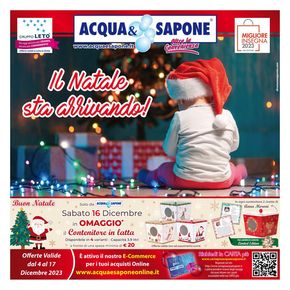 Offerte di Cura casa e corpo a Reggio Calabria | Il natale sta arrivando in Acqua & Sapone | 4/12/2023 - 17/12/2023