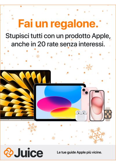 Offerte di Elettronica a Cinisello Balsamo | Fai un regalone in Juice – Apple Premium Partner | 4/12/2023 - 30/12/2023