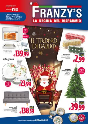 Offerte di Cura casa e corpo a Catania | Il trono di babbo in Franzy's  | 6/12/2023 - 8/12/2023
